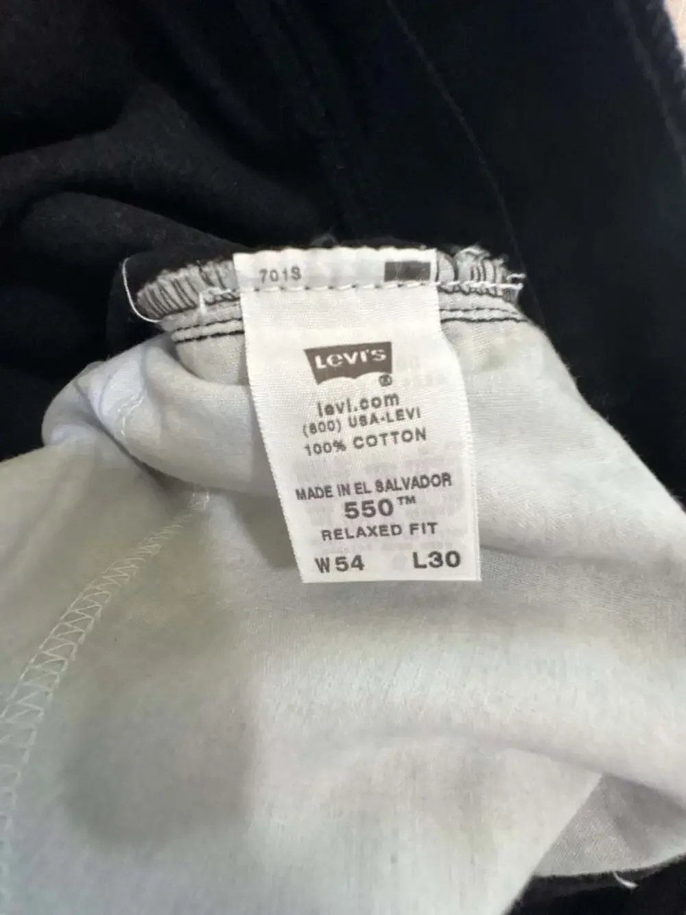 Levi's 550 Relaxed Fit Men's Big & Tall Jeans - Black